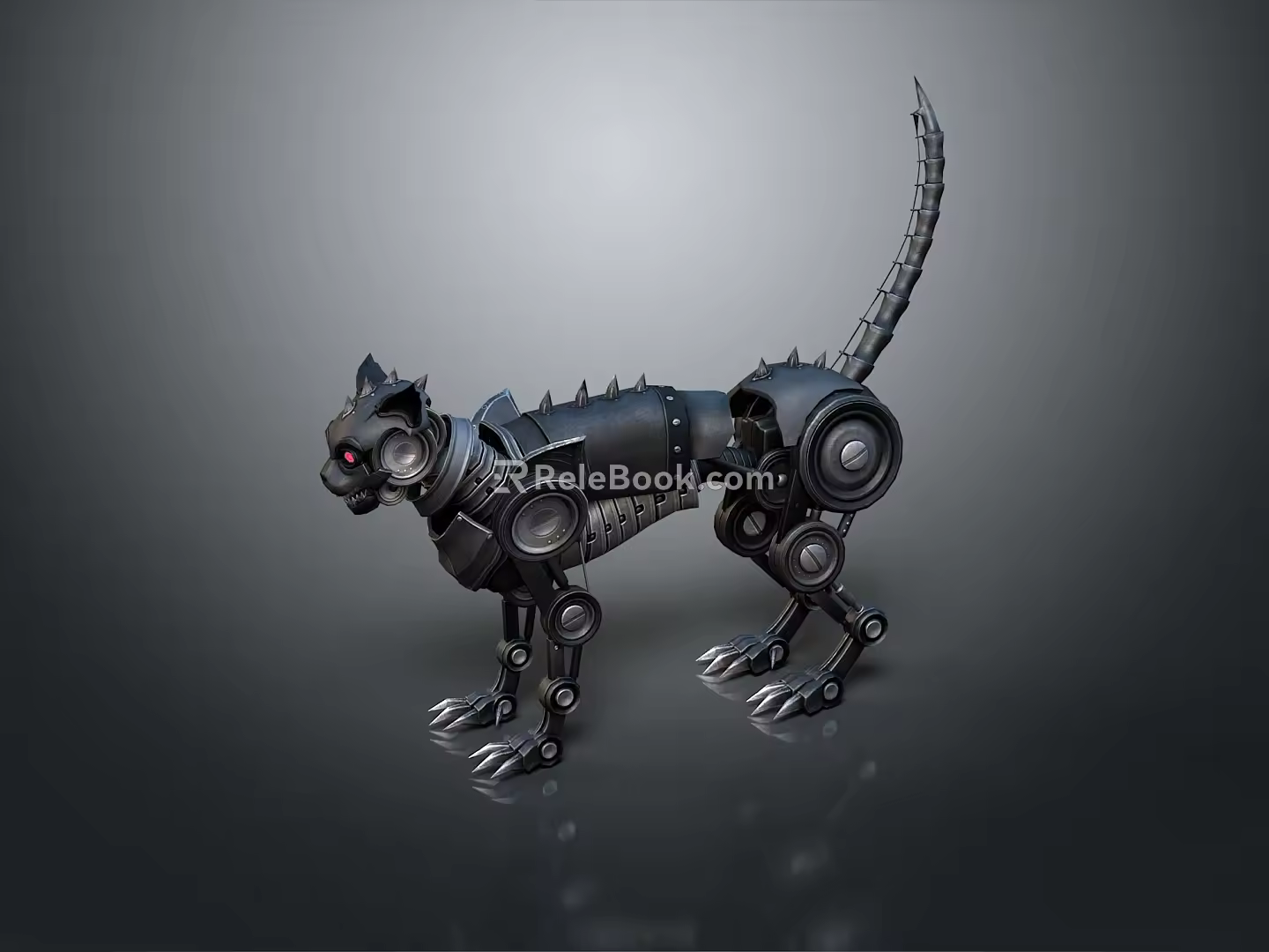 Mechanical Cat Toy Cat Cartoon Cat Robot Cat Anime Character Cartoon Character Cat Warrior 3d model