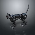 Mechanical Cat Toy Cat Cartoon Cat Robot Cat Anime Character Cartoon Character Cat Warrior 3d model