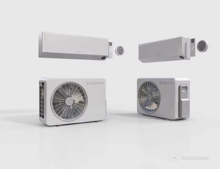 White Air Cooler Fan Models With Modern Sleek Design And Efficient Cooling Performance 3d model