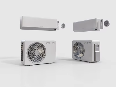 Wall-mounted air conditioner 3d model