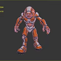 Modern Robot Assistant Small Robot Butler 3d model