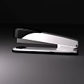 Modern Silver Black Stapler With Ergonomic Handle For Office Use 3d model