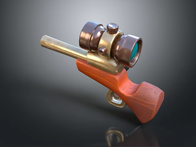 Toy gun bubble gun water gun children's toy children's toy gun toy water gun pistol 3d model