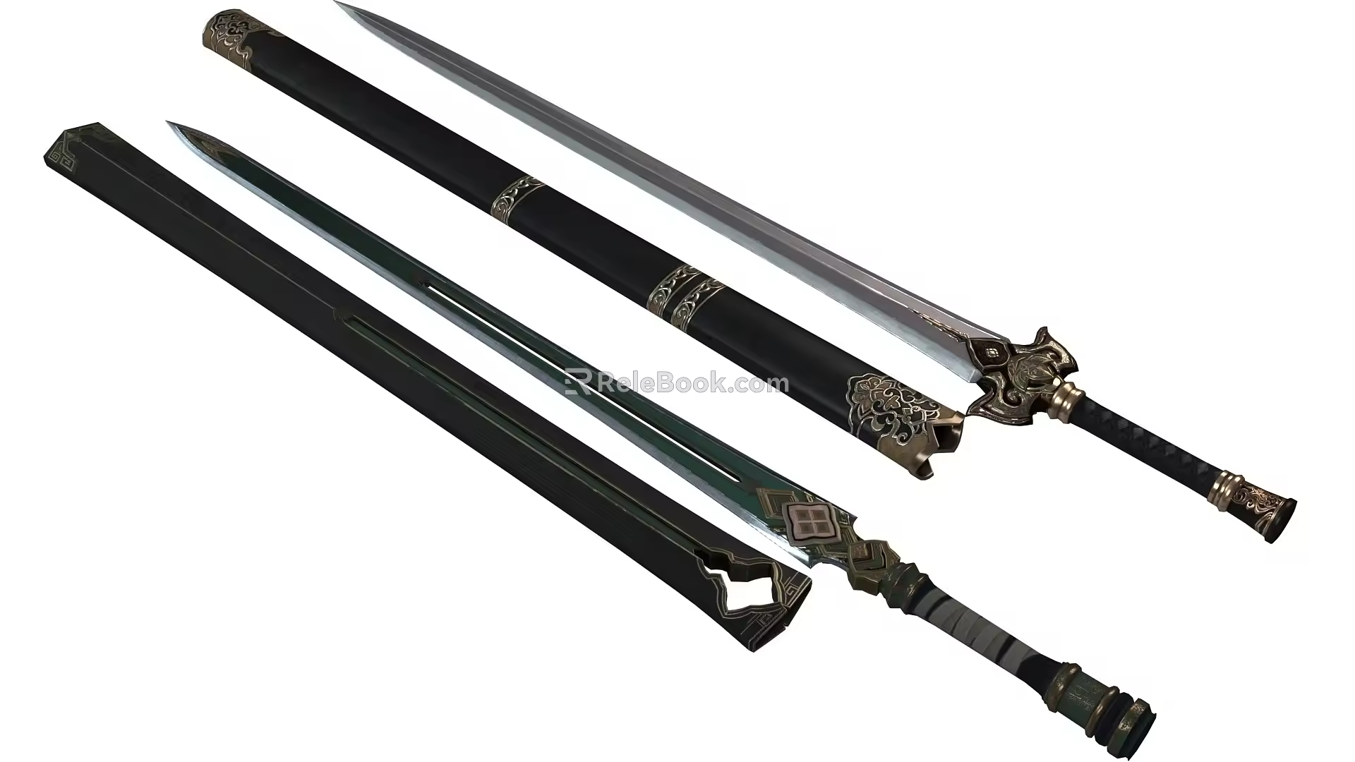 PBR Ancient Sabre Sword Ancient Sword Cold Weapon Sword Weapon Han Sword Chinese Swordsman Swordsman 2014194186 3d model