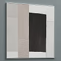 Large abstract neutral mural C 440 3d model