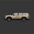 Beige SUV With Black Roof Modern Design And Off Road Style Alloy Wheels