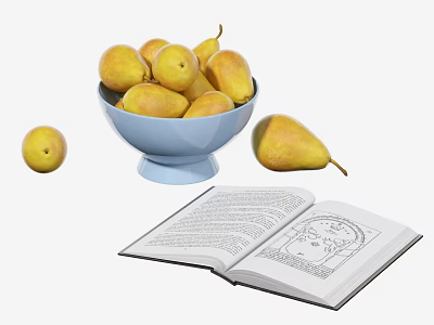 Modern Pear Fruit Pear 3d model Modern Pear Fruit Pear 3d model