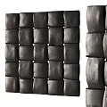 Dark Gray Woven Textured Three Dimensional Decorative Structure