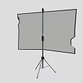 High Quality Commercial Projection Screen With Tripod Stand For Business Presentations