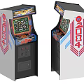 Arcade game machine video game 3d model