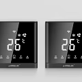 JOMOO Black Thermostat Switch Panels With Digital Temperature Display And WiFi Connectivity