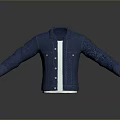 Blue Denim Jacket With White T-shirt Casual Style Long Sleeves Buttons Everyday Wear