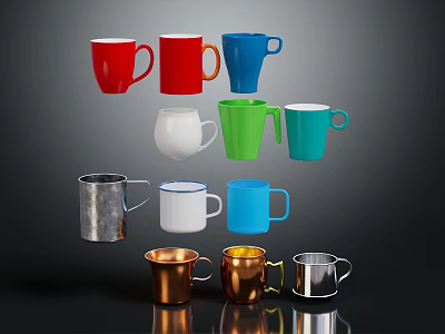 Modern Cup Water Cup Metal Cup