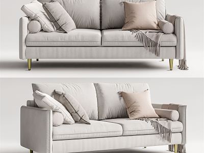 Modern double sofa model