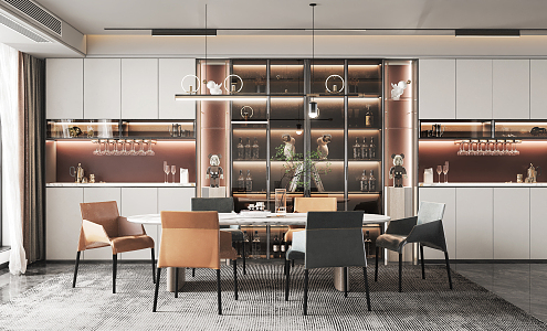 Modern Restaurant 3d model