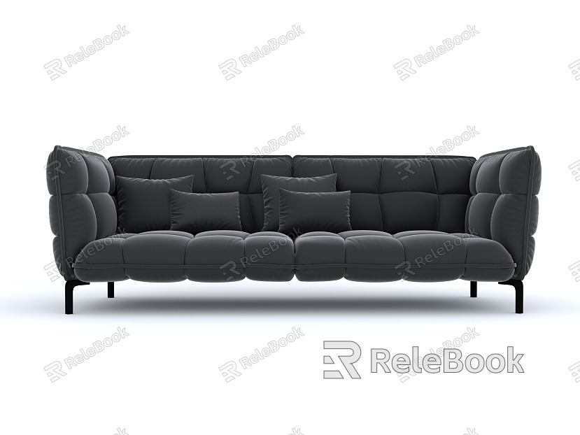 modern double sofa sofa model