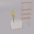 Storage Rack Display Rack Window Display Rack Display Rack Bookshelf 3d model