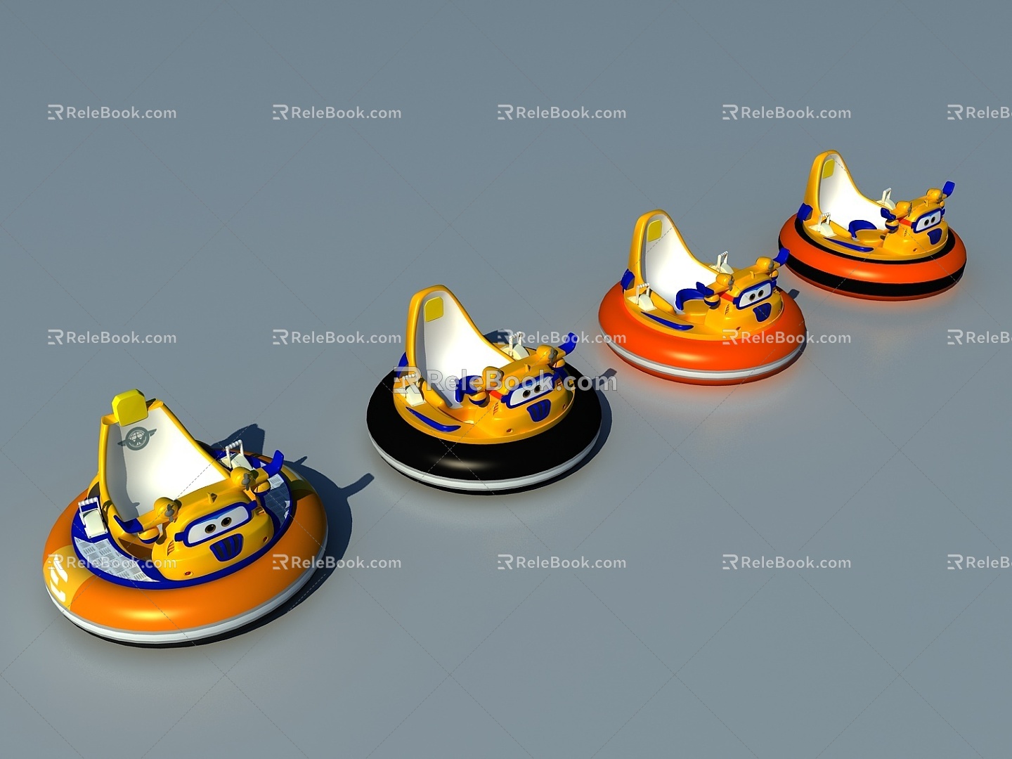 Bumper Car Super Flying Man Duoduo model