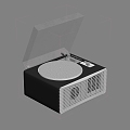 vinyl record player 3d model