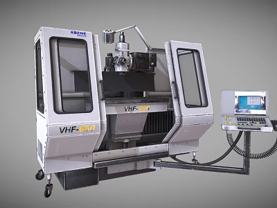 VHF 400 CNC Machining Center With Control Panel And Display Screen 3d model
