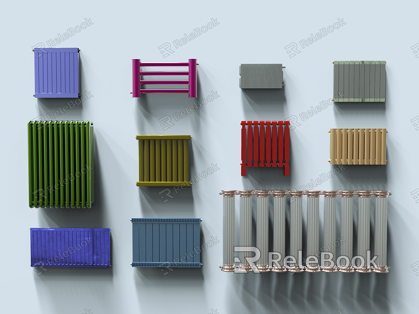 Modern radiator heating radiator model