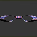 Stylish Pink And Blue Plaid Bow Tie Fashionable Clothing Accessory For Formal Outfits