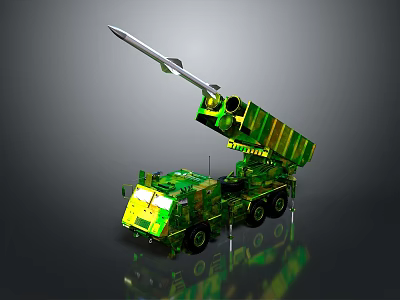 missile vehicle anti-aircraft missile vehicle cruise missile vehicle anti-tank missile vehicle military vehicle military vehicle transportation 3d model
