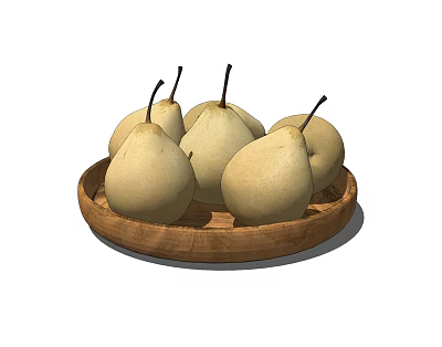 Modern Pear Yamanashi Fruit Food 3d model Modern Pear Yamanashi Fruit Food 3d model