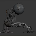 Industrial LOFT Robot Armored Beast Machine Dinosaur Mechanical Dinosaur Mechanical Monster Machine Monster Cartoon Monster 3d model