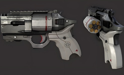 Realistic pistol 3D model 3d model