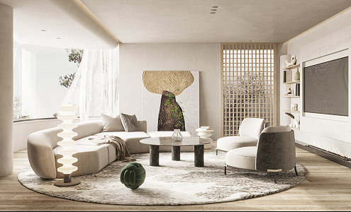 The Silent Living Room 3d model