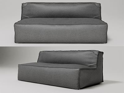 Modern double sofa model