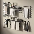 Towel rack 3d model
