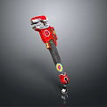 Professional Red Adjustable Pipe Wrench With Black Handle For Heavy Duty Plumbing Work