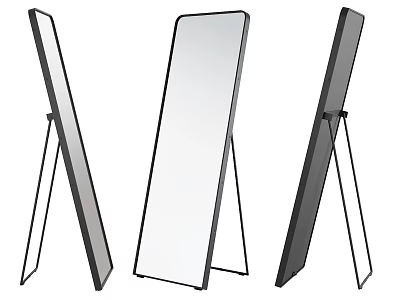 Full Length Mirrors With Tripod Stands In Different Styles 3d model