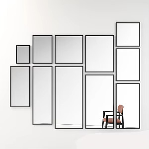 Simple decorative mirror 3d model