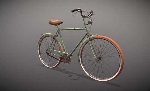 Retro Bicycle 3d model