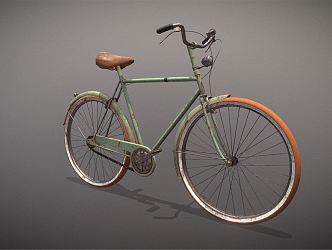 Retro Bicycle 3d model