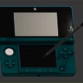 Modern game console Nintendo 3d model
