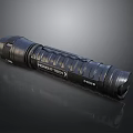 Tactical Tech 1000 Lumens Bright Tactical Flashlight With Durable Black Grip Design For Everyday Use 3d model
