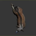 3D Model of a Spotted Deer With Brown and White Fur in Standing Posture
