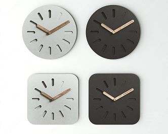 Modern decorative clock 3d model