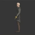 3D Sci Fi Character and Creature Model with Unique Mechanical Arm and Head Design