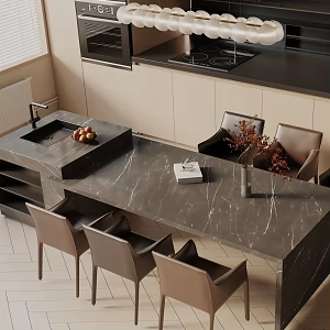 Modern dining table 3d model