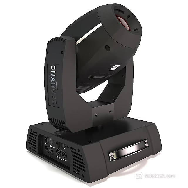 High Quality Black Downlight Spotlight Moving Head Stage Lighting Equipment With Durable Construction 3d model