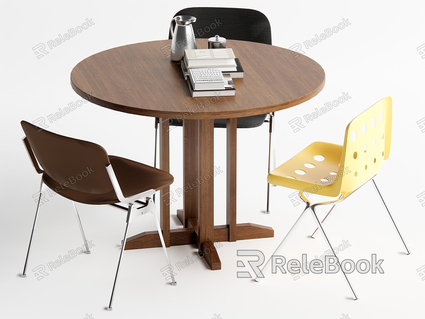 Middle-style dining tables and chairs model