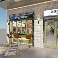 Cozy Restaurant Exterior Featuring Light Meals Drinks Snacks And Outdoor Seating