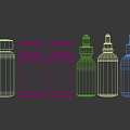 Assorted Health Supplement Bottles With Different Colors And Product Labels