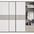 Modern Wardrobe Design With Sliding Doors Drawers And Hanging Storage Space