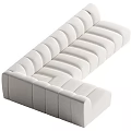 Modern Multiplayer Sofa Corner Sofa 3d model